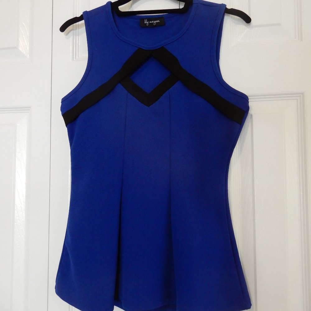 Lily Morgan royal blue top